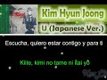 Kim Hyun Joong - U (Japanese Version) [Letra Sub Español + Rom]