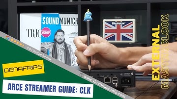 DENAFRIPS Arce Streamer: External Master Clock Config Guide