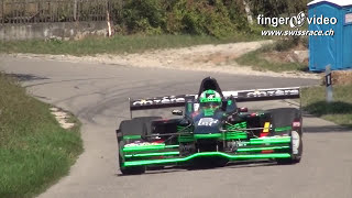 Fastest Formula 3000, Eric Berguerand with two impressive full onboard runs @Swiss Hillclimb 2015