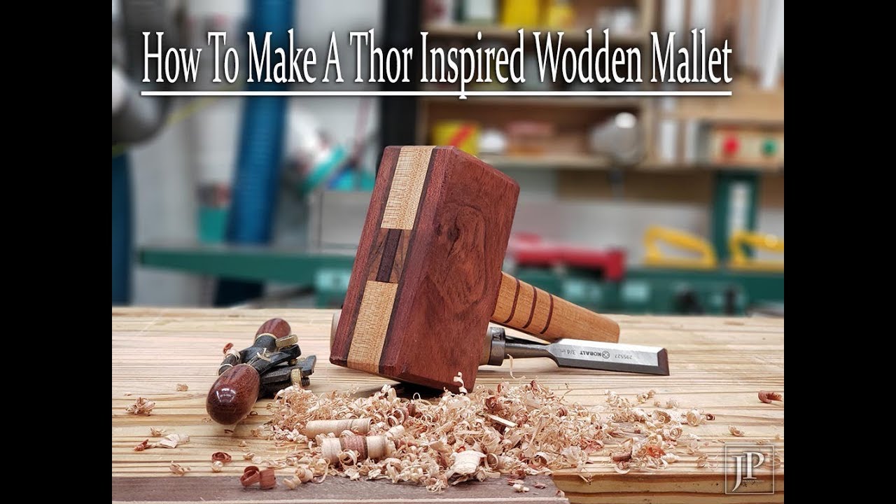 Hand Made Wood Mallet Block Tool Thor Style