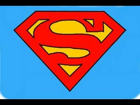 How to draw Superman Logo - YouTube