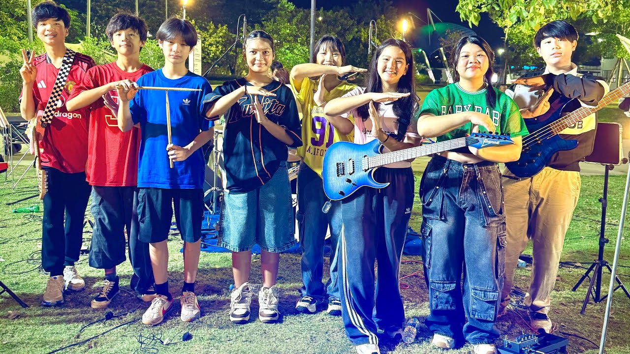 Pantone Music band live at สนามปั่นจักรยานเจริญสุขมงคลจิต Happy and Health bike lane 21stFeb26 