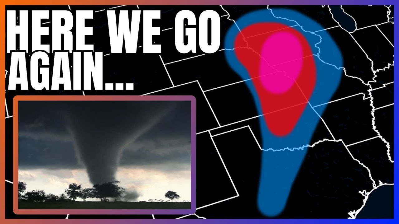 🔴BREAKING - Yet AGAIN More Tornadoes, Damaging Winds & Very Large Hail ...