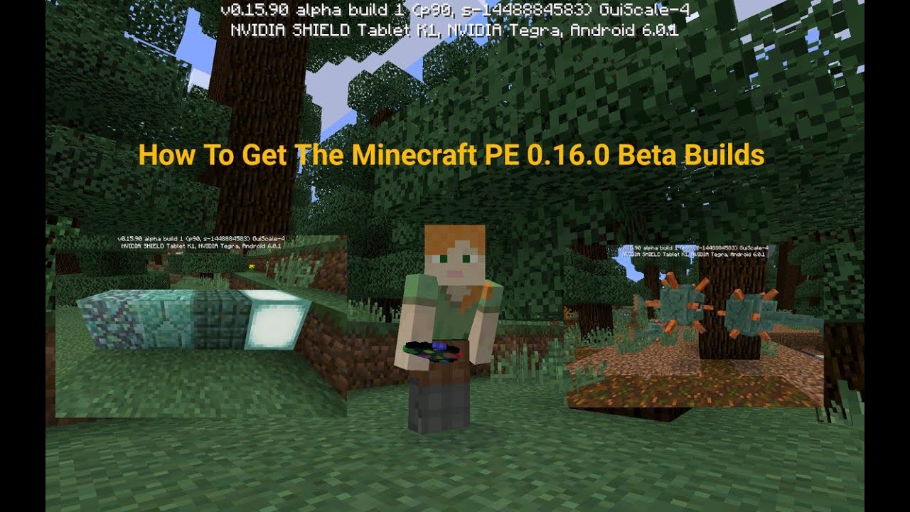 How To Get Minecraft PE 0.16.0 Beta Build 1