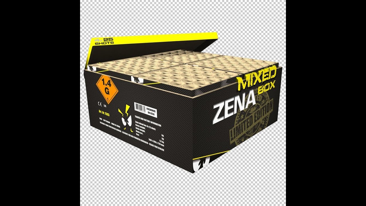 Zena mixed box Limited edition - Original fireworks - YouTube
