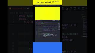 3D Text Effect in CSS Welcome 2025  ✨ May your Christmas be merry and bright!
