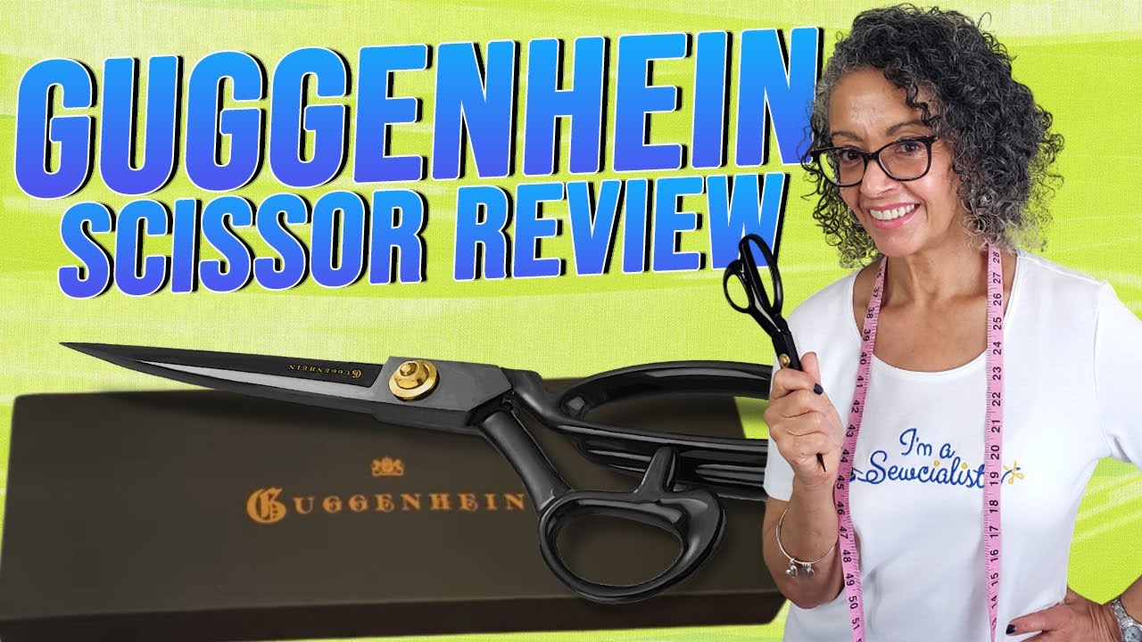 Guggenhein Scissor Review/Unboxing ✂ Why Professional Tailors Use Guggenheim  Scissors? Carmen Salomé 