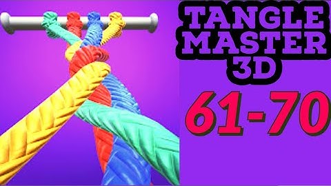 TANGLE MASTER 3D 61 70 easy gameplay solution android ios