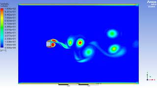 Animation of Vorticity Magnitude(CFD)