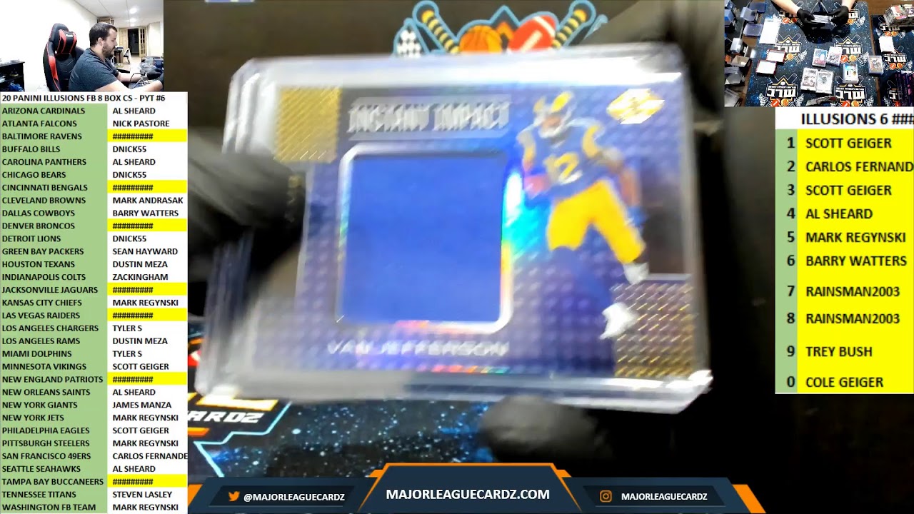 Friday Breaks with Major League Cardz - LIVE@