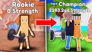 I Became The Strongest Brainrot In Brainrot Training Evolution