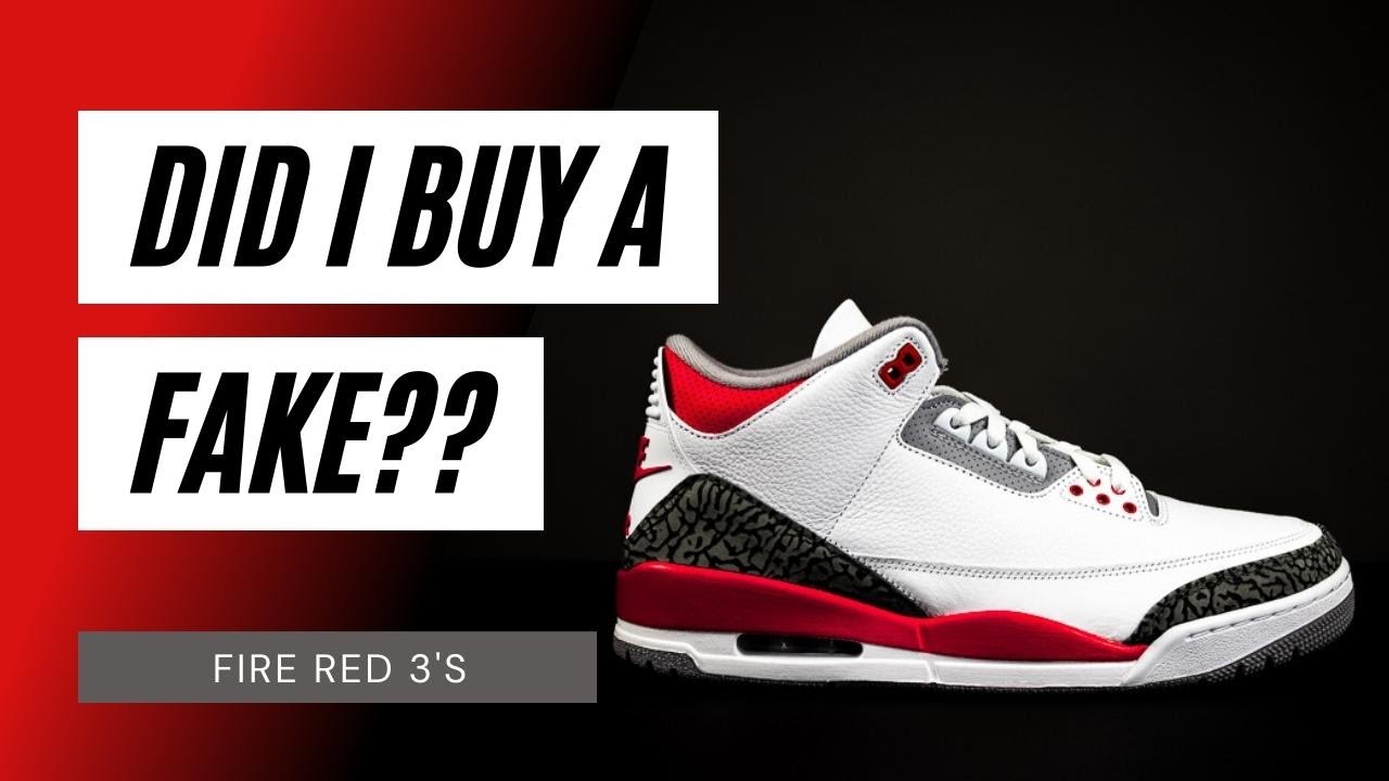 Air Jordan 3 Fire Red 2022 LEGIT CHECK | 🔥🔴✅️ - YouTube