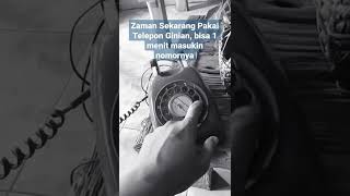Telepon Putar Jadul !! Kalau Zaman Now Bisa Kelamaan Masukin Nomor nya