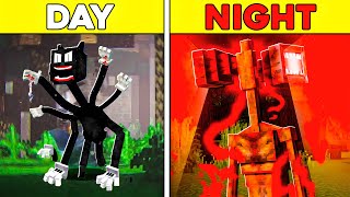 Minecraft SIREN HEAD Vs CARTOON CAT || Minecraft's Cartoon Cat #6 screenshot 4