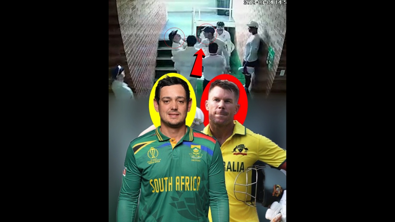 "David Warner Vs De Kock Insane Fight😱" Facts About Cricket 