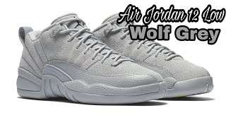 Air Jordan 12 Low Wolf Grey