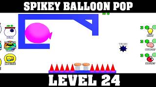 Reveal LEVEL 24 in SPIKEY BALLOON POP *Roblox* (Guide Walkthrough)