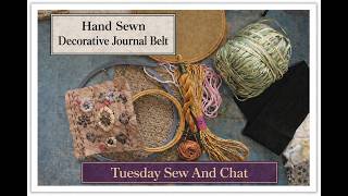 Hand Sewn Decorative Journal Belt Closure / Fastener - Sew In Tuesday - #createdbycatherine