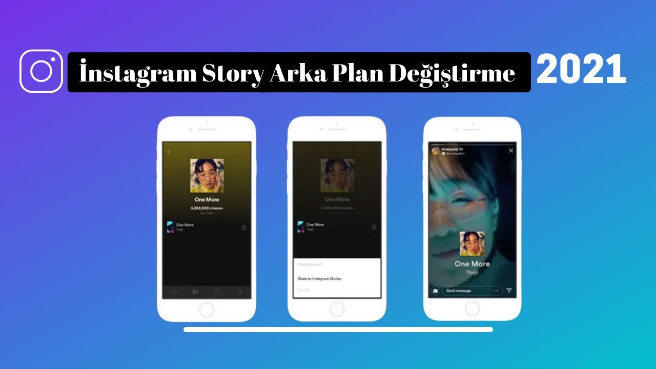 Instagram Story Arka Plan Degistirme 2021 Youtube