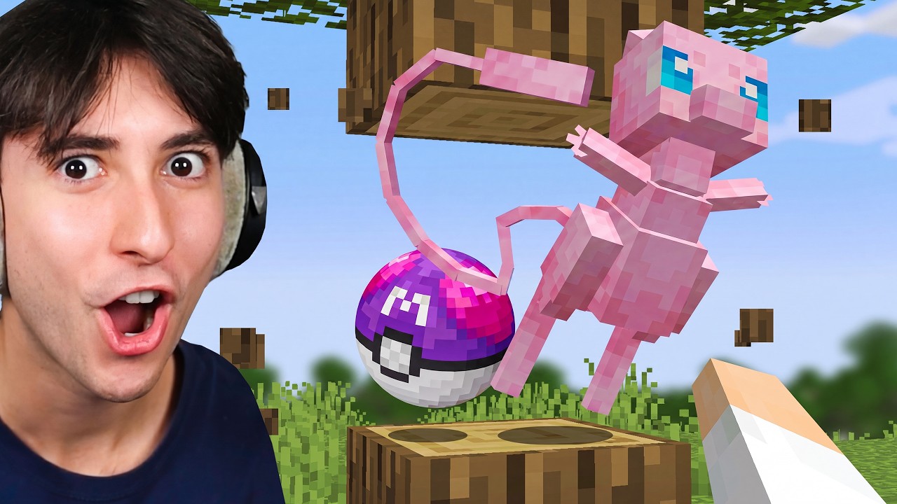 Minecraft, But Every Drop is Legendary Pokémon!