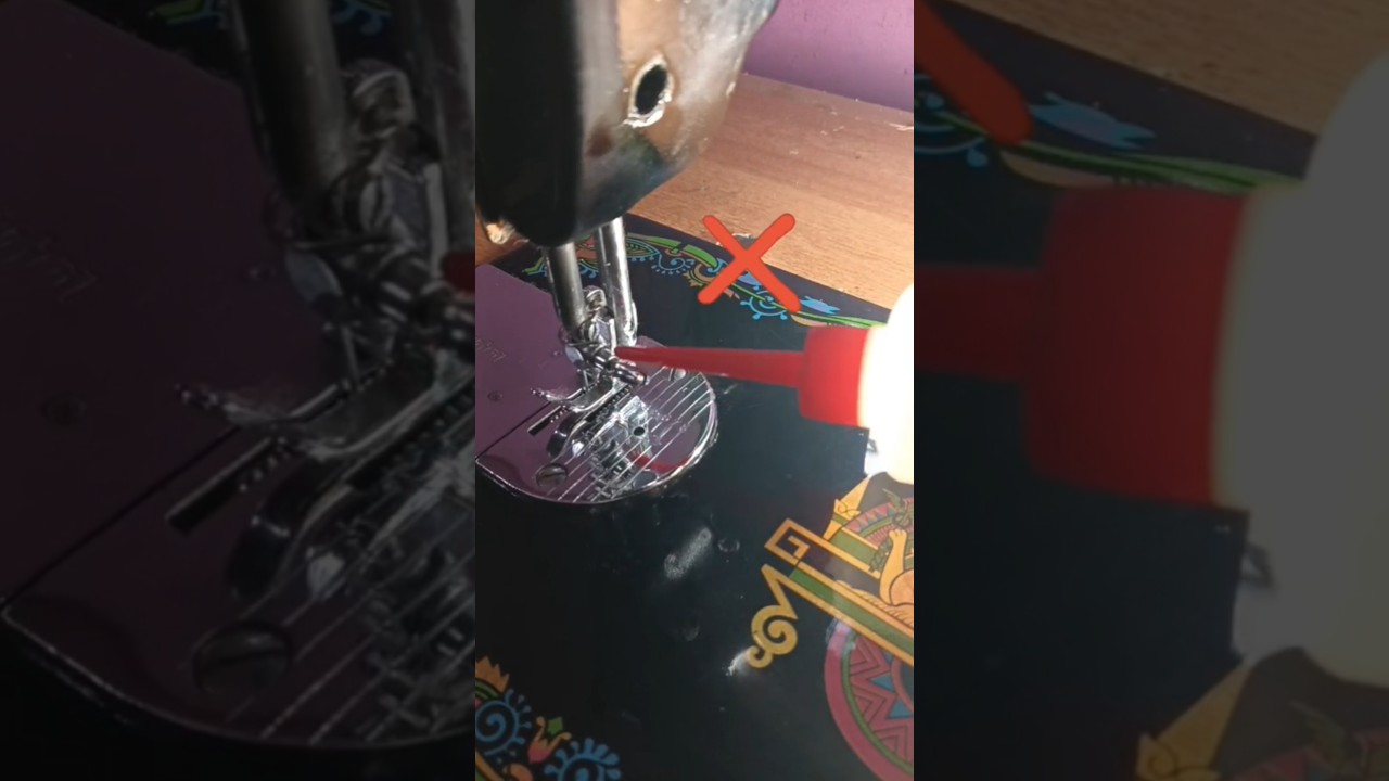 Sewing machine oiling trick ✅ 