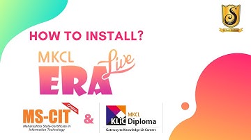 How to install ERA Live Browser for MS-CIT & KLiC Course