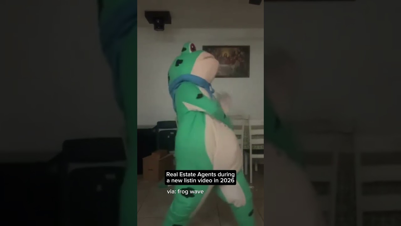 Real Estate Agents during a new listing video in 2026