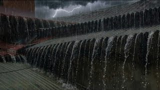 It Rains So Hard That Your Mind Finally Calms | Heavy Rain Sounds for Sleep