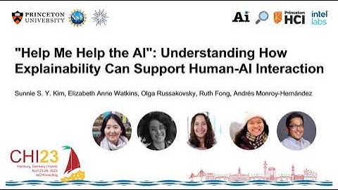 "Help Me Help the AI" (CHI 2023) - 30sec Preview