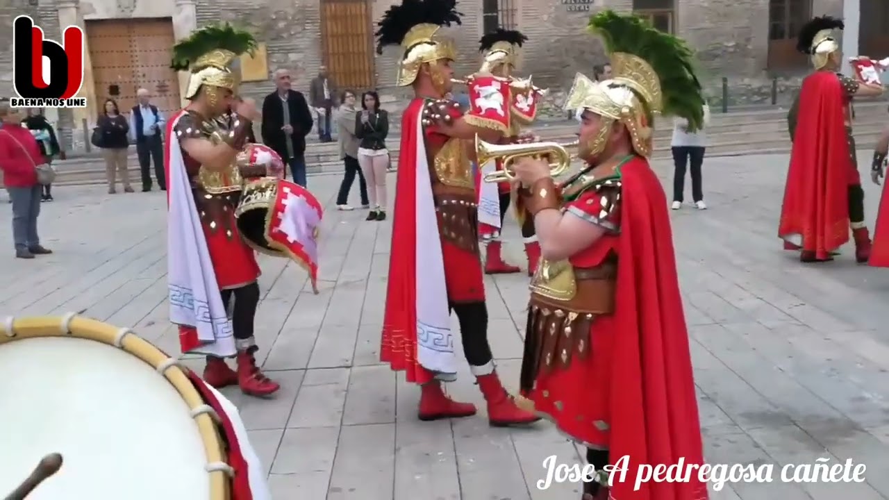 romanos negros en la plaza constitucional,  saeta 2016 , Baena