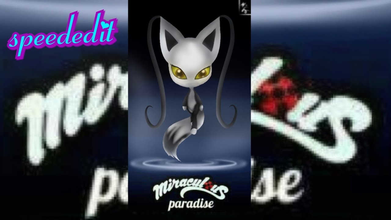 🐺 Pretty~Official kwami~Miraculous ladybug speededit