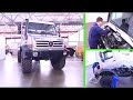 Mercedes-Benz Unimog -  How to tilt the cab to repair position, tilt back - Unimog U5000 | W437