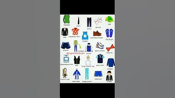 Essential Clothes Vocabulary for Everyday Life: Learn English Words for Clothing Items #shorts