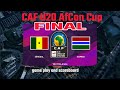 Senegal  U20  vs  Gambia  U20  cup of nation U20 final 11/03 /2023 PES 21 game play and scoreboard