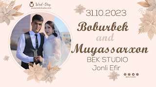 Boburbek Muyassarxon 31102023 Shodlik Toyxonasi