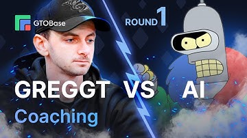 GTOBase - GregGT plays against GTO AI. Round 1
