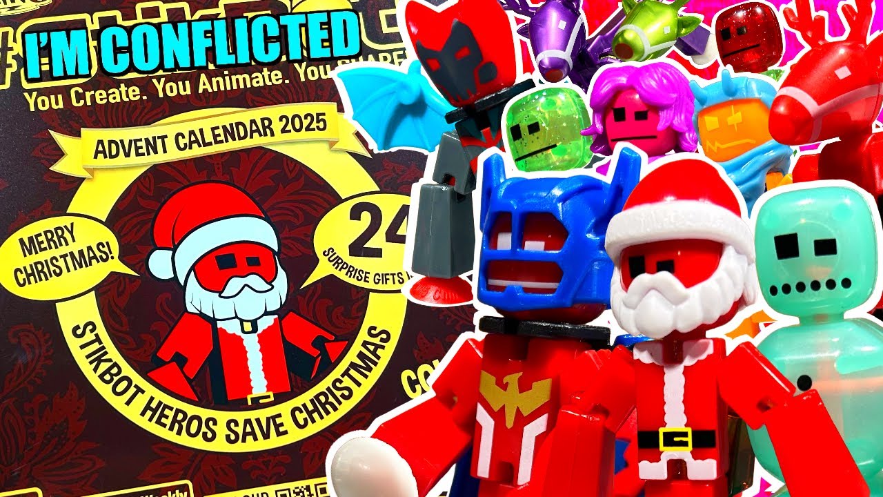 Стоит ли оно того? | Обзор рождественского календаря Stikbot 2025!