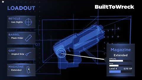 Roblox UI Showcase: Sci-fi FPS Loadout
