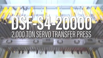 2,000 Ton Servo Transfer Press | AIDA DSF-S4-20000