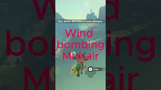 How to Wind Bomb in Relics of the Past  #zelda #botw #windbomb #glitch #fun #relicsofthepast