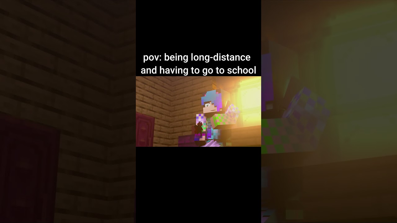 long distance sucksss :(  #minecraft #memes #mcyt #animation
