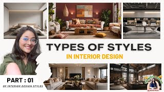 INTERIOR DESIGN STYLES EXPLAINED 2024|FIND YOUR DESIGN STYLE|POPULAR INTERIOR DESIGN STYLES #shorts