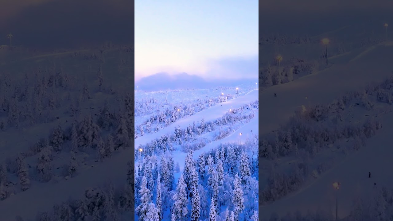 Skiing world in Europe