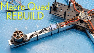 FPV Macro Quad REBUILD // Part 1 - ESCs &amp; PDB // Chill soldering