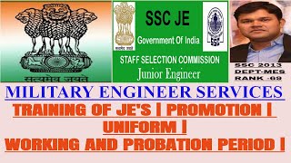 Military Engineer Services Training Probation Period Promotion In Mes Uniform And Working