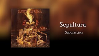 Sepultura - Subtraction Guitar Backing Track with Tabs