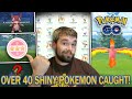 OVER 40 SHINY POKEMON CAUGHT! 2 RARE HUNDOS! MOLTRES RAID HOUR! (Pokemon GO Fashion Week Event)