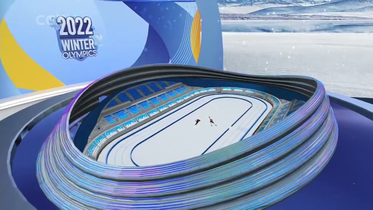 Beijing Winter Olympics| Ice Ribbon AR | National Speed Skating Oval| Krop triumphs in men's 1000m