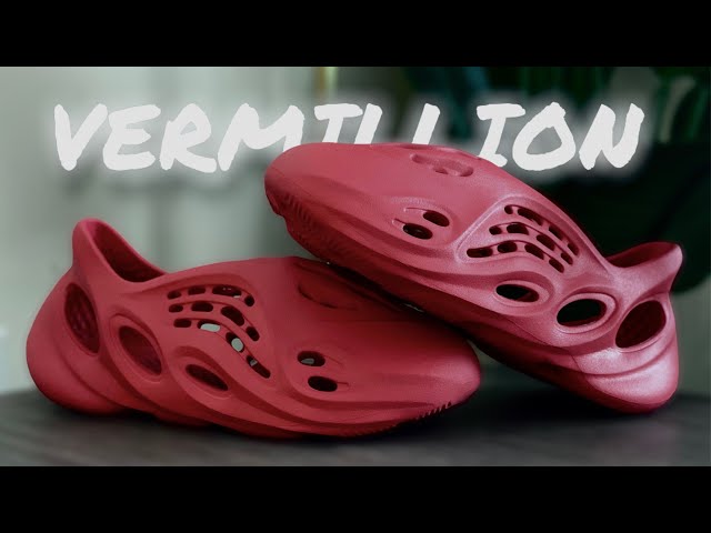 yeezy foam red october