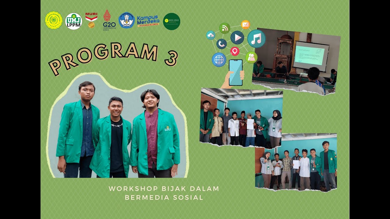 KKN UMJ 2022 Program 3 Kelompok 81 - Workshop Bijak Dalam Bemedia Sosial
